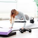 Poduszka Balance z gumką gimnastyczną - fioletowa