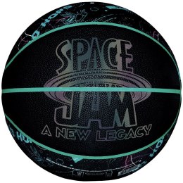 Piłka do koszykówki Spalding Space Jam czarno-zielona 77121Z