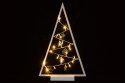 Biała świetlna świąteczna dekoracja - 20 LED, ciepła biel