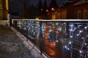 Świąteczny Deszcz - 5 m, 144 LED, biała ciepła, z timerem