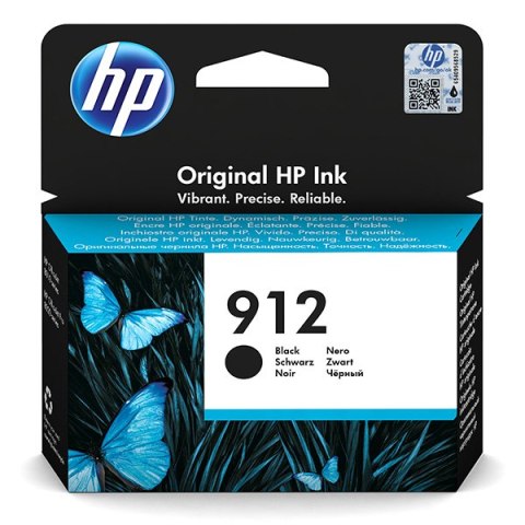 HP oryginalny ink / tusz 3YL80AE#301, HP 912, black, blistr, 300s, high capacity, HP Officejet 8012, 8013, 8014, 8015 OJ Pro 802