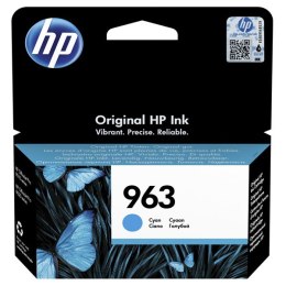 HP oryginalny ink / tusz 3JA23AE#301, HP 963, cyan, blistr, 700s, 10.77ml, HP Officejet Pro 9010, 9012, 9014, 9015, 9016, 9019/P