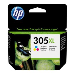 HP oryginalny ink / tusz 3YM63AE#301, HP 305XL, Tri-colour, 200s, HP 305XL, High yield, HP DeskJet 2300, 2710, 2720, Plus 4100