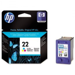 HP oryginalny ink / tusz C9352AE, HP 22, color, blistr, 138s, 5ml, HP PSC-1410, DeskJet F380, D2300, OJ-4300, 5600