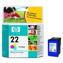 HP oryginalny ink / tusz C9352AE, HP 22, color, blistr, 138s, 5ml, HP PSC-1410, DeskJet F380, D2300, OJ-4300, 5600