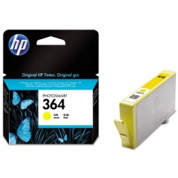 HP oryginalny ink / tusz CB320EE, HP 364, yellow, blistr, 300s, HP Photosmart B8550, C5380, D5460