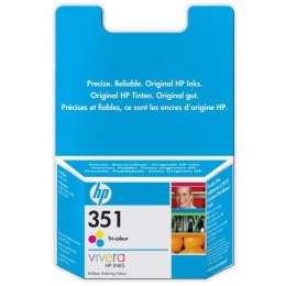 HP oryginalny ink / tusz CB337EE, HP 351, color, blistr, 3,5ml, HP Officejet J5780, J5785