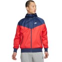 Kurtka męska Nike Sportswear Windrunner Jacket czerwono-granatowa DA0001 657