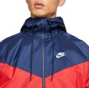 Kurtka męska Nike Sportswear Windrunner Jacket czerwono-granatowa DA0001 657