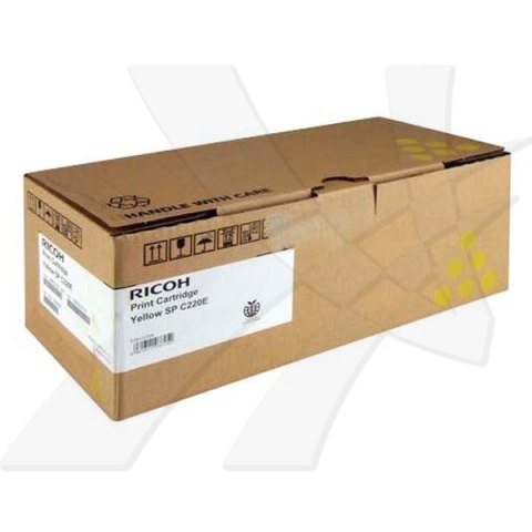 Ricoh oryginalny toner 406768, 406055, 406147, 406106, 407643, yellow, 2000s, Ricoh Aficio SPC220N, SPC220S, SPC221N, SPC221SF, 