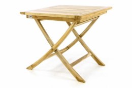 Składany stół ogrodowy DIVERO - drewno tekowe