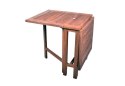 Stół drewniany ogrodowy składany DIVERO z drewna teakowego