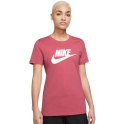 Koszulka damska Nike NSW Tee Essential Icon Futura różowa BV6169 622