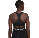 Stanik damski Nike Dri-FIT Swsh CB Futura GX Bra czarny DM0579 010