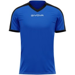 Koszulka Givova Revolution Interlock niebiesko-czarna MAC04 0210