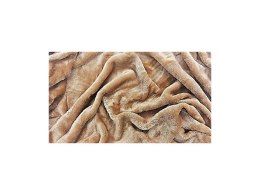 Kocyk z mikrwłókna - 150 x 200 cm, jasnobrązowy