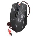 A4tech Mysz BLOODY A60A, 4000DPI, optyczna, 8kl., przewodowa USB, color, do gry, podświetlenie RGB