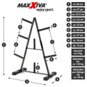 MAXXIVA Stojak na obciążenie, 84 x 33,5 x 57 cm, czarny