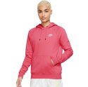 Bluza damska Nike Nsw Essentials Flecee Po Hoodie ciemnoróżowa BV4124 622