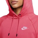 Bluza damska Nike Nsw Essentials Flecee Po Hoodie ciemnoróżowa BV4124 622