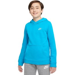 Bluza dla dzieci Nike Nsw Club FT Lbr Po Hoodie niebieska DD8564 447