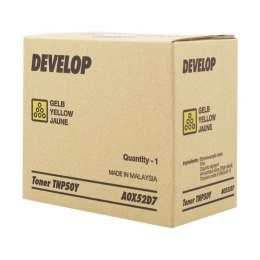 Develop oryginalny toner A0X52D7, yellow, 5000s, TNP-50Y, Develop Ineo +3100P, O