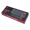 Marvo CM310 EN, RGB zestaw klawiatura + mysz i podkładka dla graczy, US, do gry, membranowa typ przewodowa (USB), czarna, podświ