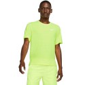 Koszulka męska Nike NK Dri-Fit Miler Top Ss limonkowa CU5992 702