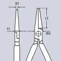 SZCZYPCE OKRĄGŁE 1000V 160MM