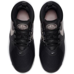 Buty dla dzieci Nike Team Hustle D 9 czarno-szaro-białe AQ4224 001