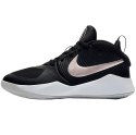 Buty dla dzieci Nike Team Hustle D 9 czarno-szaro-białe AQ4224 001