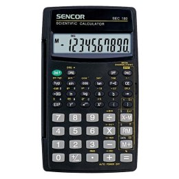 Sencor Kalkulator SEC 180, czarna, szkolny, 10 cyfr