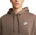 Bluza męska Nike Nsw Club Hoodie brązowa BV2654 004