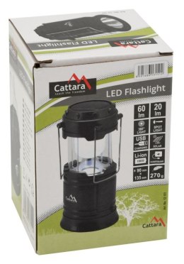 Wysuwana lampa kempingowa LED Cattara, 20/60lm