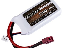 Pakiet Akumulator Redox LiPo 7,4V 1300mAh 30c