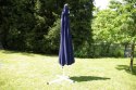 Parasol ogrodowy Garth niebieski z korbką 4 m