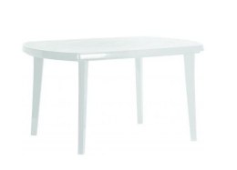 Stół ogrodowy plastikowy ELISE biały