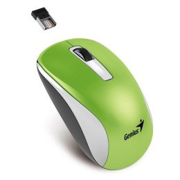 Genius Mysz NX-7010, 1200DPI, 2.4 [GHz], optyczna, 3kl., bezprzewodowa, zielona, uniwersalny