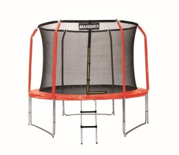 Zestaw osłon na trampolinę - czerwony, 366 cm