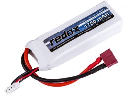 Pakiet Akumulator LiPo Redox ASG 1750 mAh 11,1V 20C scalony