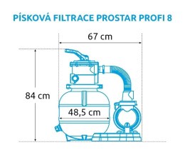 Pojemnik filtracyjne Marimex ProStar Profi 8, 60 x 49 x 49 c
