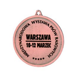 Medal Brązowy Biathlon Z Miejscem Na Emblemat 25 Mm Grawerowaniem Laserem- Rmi