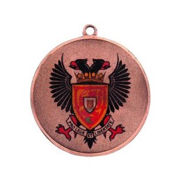 Medal Brązowy Biathlon Z Miejscem Na Emblemat 25 Mm Z Nadrukiem Kolorowym Luxorjet
