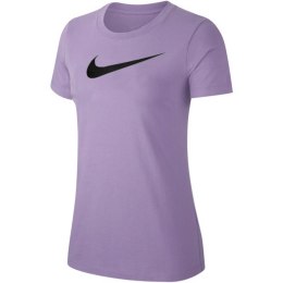 Koszulka damska Nike Dry Tee Dfc Crew fioletowa AQ3212 574