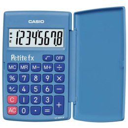 Casio Kalkulator LC 401 LV BU, niebieska, kieszonkowy, 8 miejsc