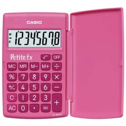 Casio Kalkulator LC 401 LV PK, różowa, kieszonkowy, 8 miejsc
