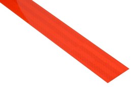 Samoprzylepna taśma odblaskowa - 1 m x 5 cm, czerwona