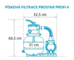 Filtracja piaskowa ProStar Profi 4 m3/h