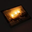 Obraz podświetlany sanie, 3 diody LED, 30 x 40 cm