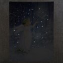 Podświetlony obraz Anioł Stróż, 40 LED, 30 x 40 cm